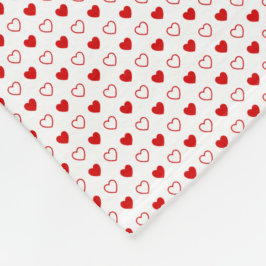 Manta Polar Corazones