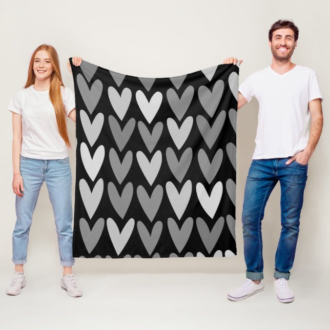 Manta Polar Corazones 4 (In situ)