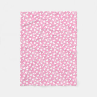 Manta Polar Corazones dulces de KiniArt