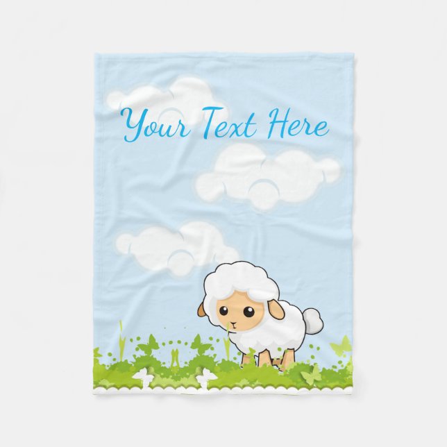 Manta Polar Cordero Pequeño Cutest (Anverso)