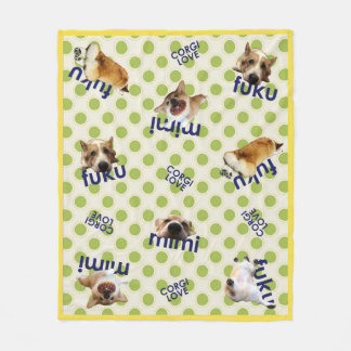 Manta Polar corgi blanket