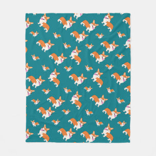 Manta Polar Corgi de risa Galés