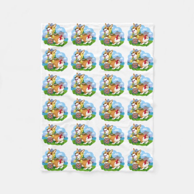 Manta Polar Corgi Viking (Anverso)