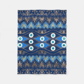 Manta Polar Cornamento de ojo del mal griego