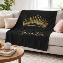 Corona de princesa reina de oro negro nombre