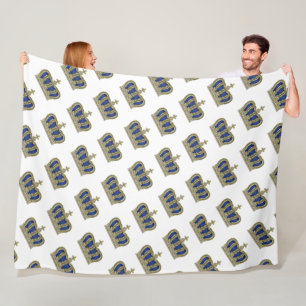 Manta Polar Corona dorada - realeza de lujo 5