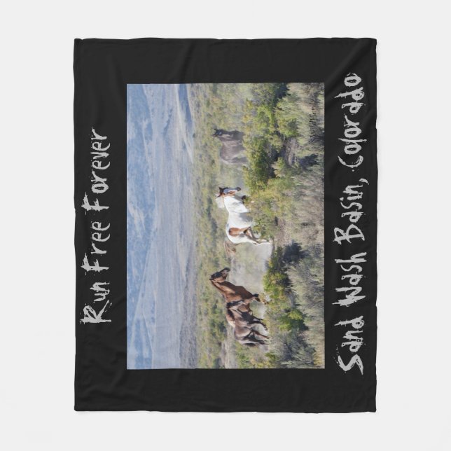 Manta Polar Corra libremente para siempre (Anverso)