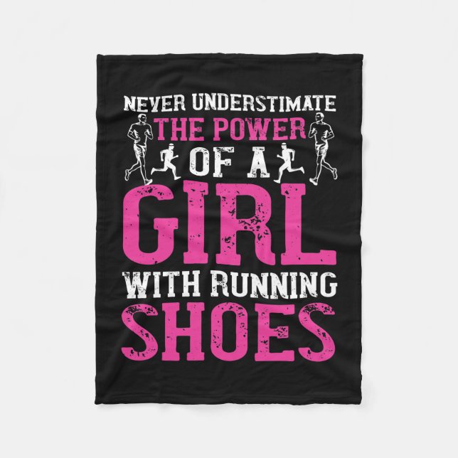 Manta Polar Corriendo - Nunca subestimar campeón (Anverso)