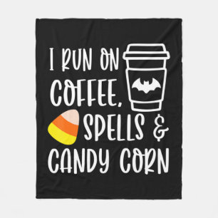 Manta Polar Corro con café y maíz dulce otoño