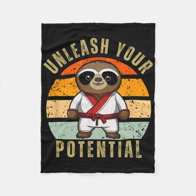 Manta Polar Corta eslora el karate japonés de autodefensa (Anverso)