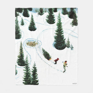 Manta Polar Corte del árbol