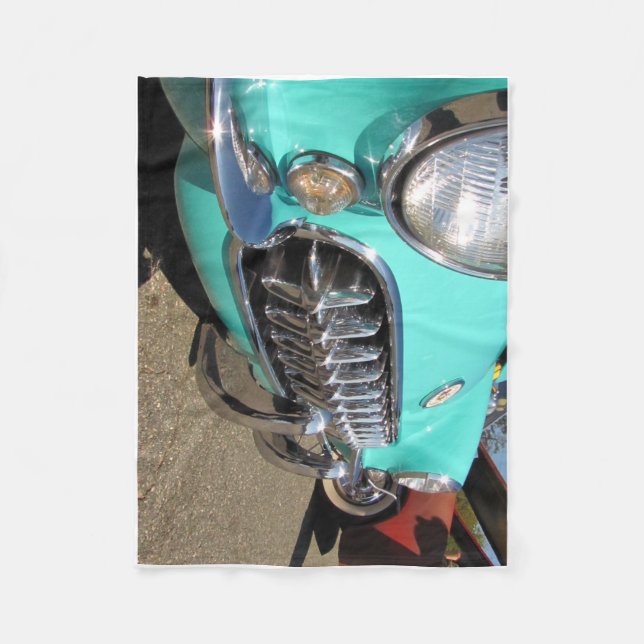 Manta Polar Corvette azul (Anverso)