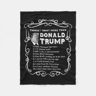 Manta Polar Cosas en las que confío más que en Donald Trump An