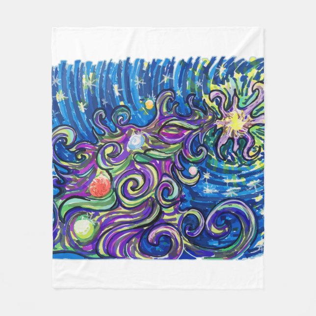 Manta Polar Cosmic Christmas Tree (Anverso)