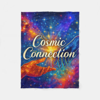 Manta Polar 🪐 Cosmic Connection Fleece Blanket 30x40
