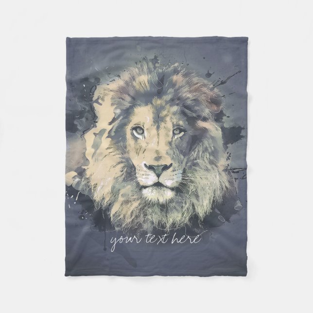 Manta Polar COSMIC LION KING | Personalizado Fleece Blanket (Anverso)