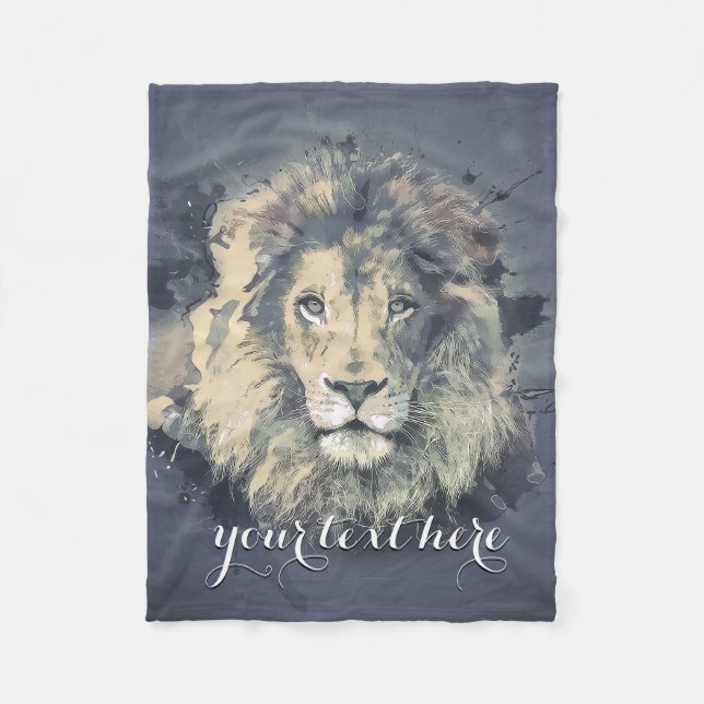 Manta Polar COSMIC LION KING | Personalizado Fleece Blanket (Anverso)