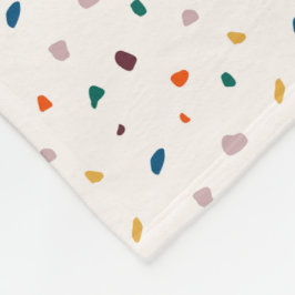 Manta Polar Cosmo retro Terrazzo Fleece Blanket