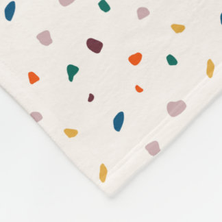 Manta Polar Cosmo retro Terrazzo Fleece Blanket