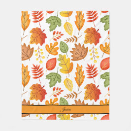 Manta Polar Cosy Fall deja nombre personalizado