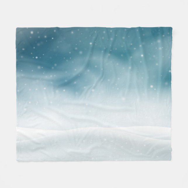 Manta Polar Cosy Winter Wonderland - Tierra nevada (Frente (Horizontal))