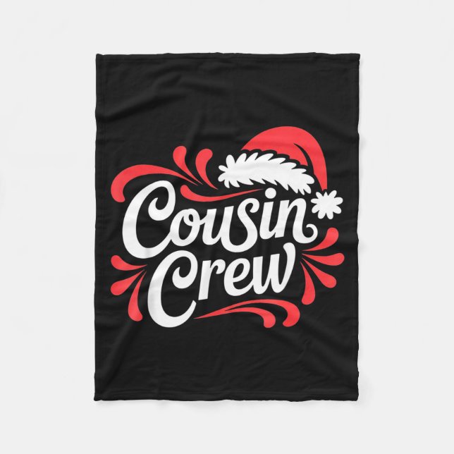 Manta Polar Cousin Crew Christmas Xmas Lights Family Matching  (Anverso)