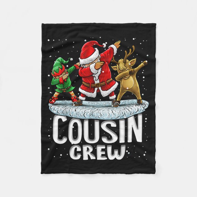 Manta Polar Cousin Crew Santa Elf Dabbing Matching Family Chri (Anverso)