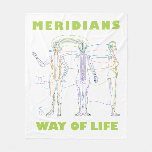 Manta Polar Couverture polaire Acupuncture Way of Life (Anverso)