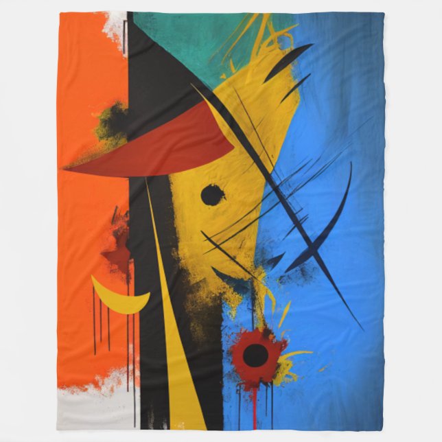 Manta Polar Couverture polaire art abstrait (Anverso)