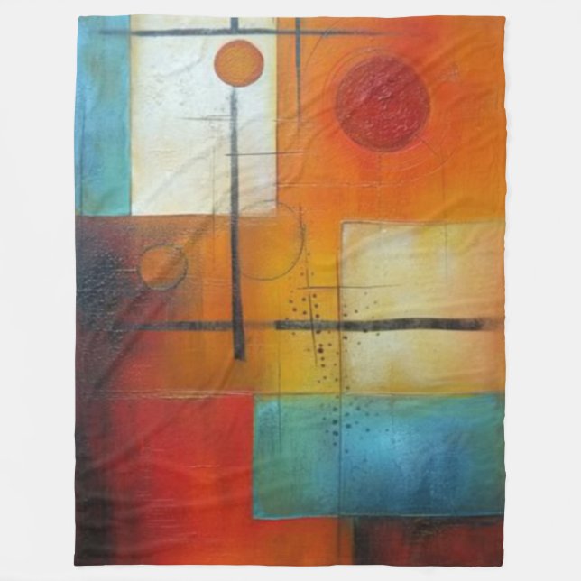 Manta Polar Couverture polaire art abstrait (Anverso)