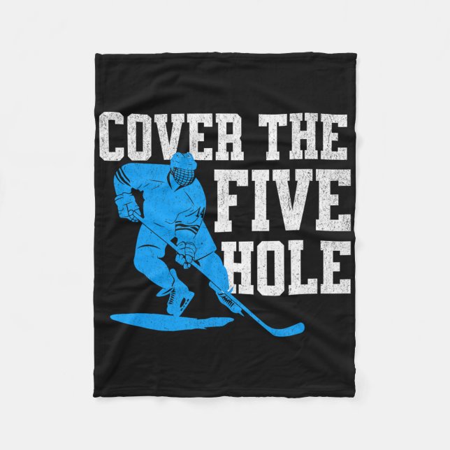 Manta Polar Cover The Five Hole Funny Hockey Goalie  (Anverso)