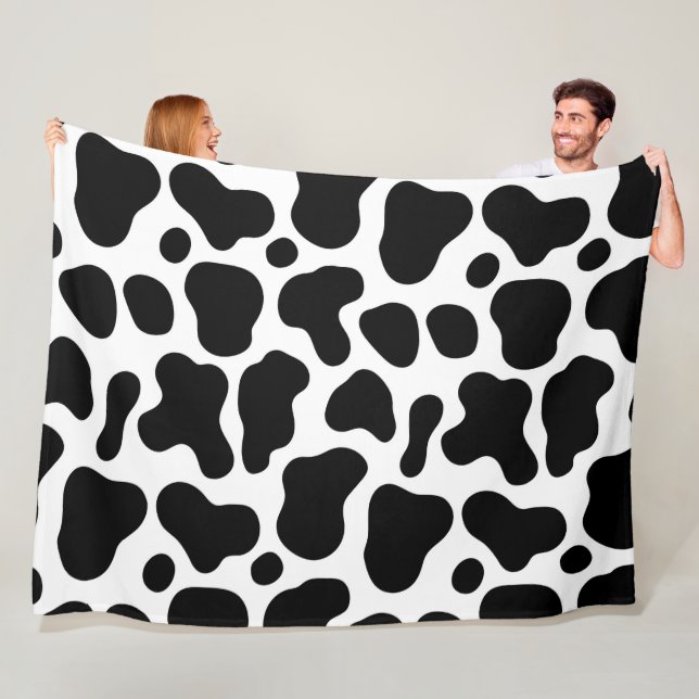 Manta Polar Cow 60x80 Fleece Blanket (In situ)
