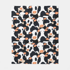 Manta Polar Cow Adults Fleece Blanket