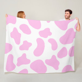 Manta Polar Cow Pink 60x80 Fleece Blanket