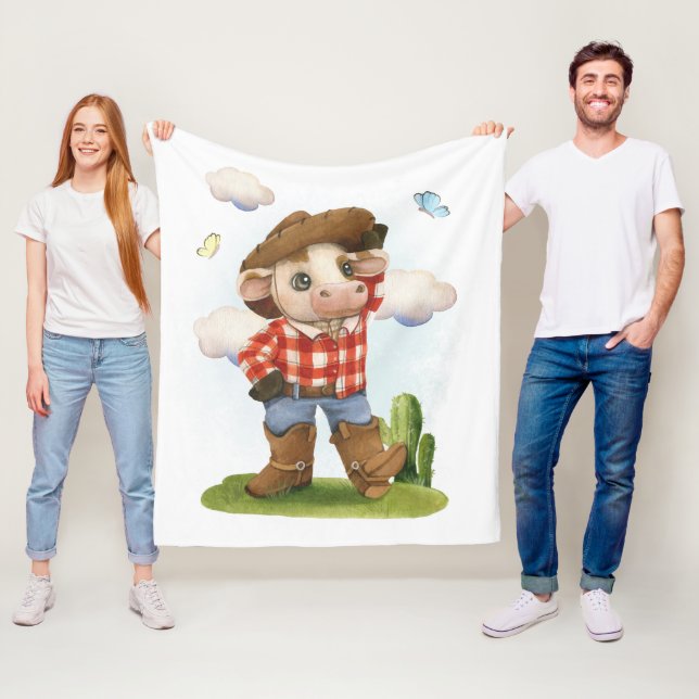 Manta Polar Cowboy Cute bull (In situ)