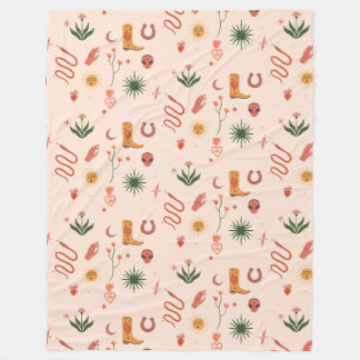 Manta Polar Cowgirl cósmico