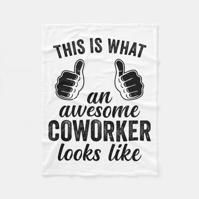 Manta Polar Coworker Birthday Employee Farewell Goodbye Going  (Anverso)