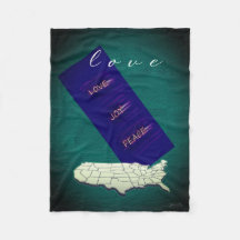Cozy Blanket / Love Joy Peace USA