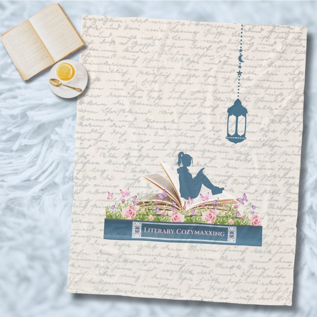 Manta Polar Cozy Bookworm Reading Nook Blanket (Cozy Bookworm Reading Nook Blanket)