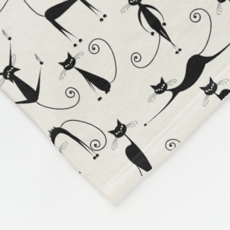 Manta Polar Cozy Chic Cat Lover Gift