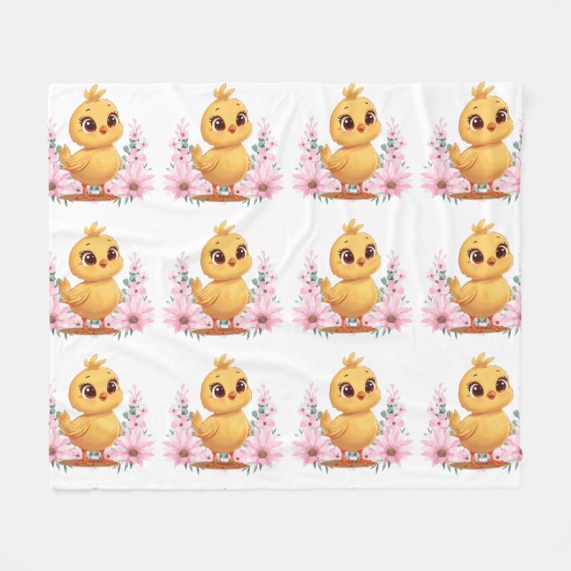 Manta Polar Cozy Chick Fleece Blanket (Frente (Horizontal))