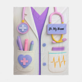 Manta Polar Cozy Doctor Blanket – Heart & Healing Design