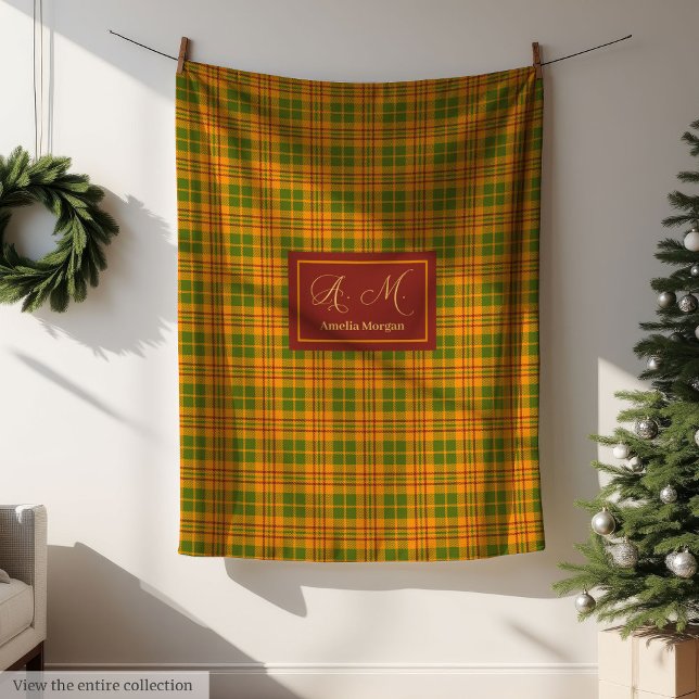 Manta Polar Cozy Fall Plaid Blanket Personalized Farmhouse (Cozy Fall Plaid Blanket Personalized Farmhouse)