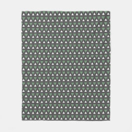 Manta Polar Cozy Fleece Blanket  Modern Geometric Pattern