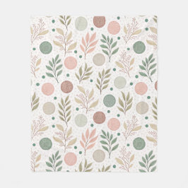 Manta Polar Cozy Fleece Blanket with Classic Polka Dot Pattern