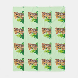 Manta Polar Cozy Leopard Fleece Blanket