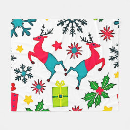 Manta Polar Cozy Winter Wonder Pattern Dream Design