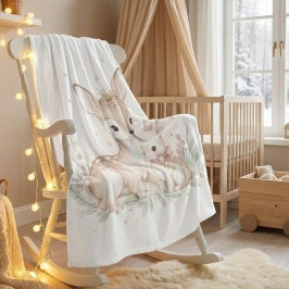 Manta Polar Cozy Woodland Winter Fleece Blanket