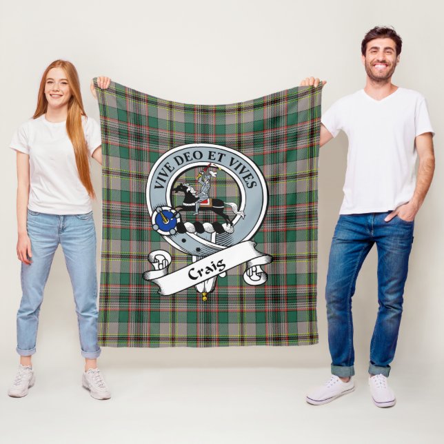 Manta Polar Craig Antigua Insignia De Clan Tartan Plaid (In situ)