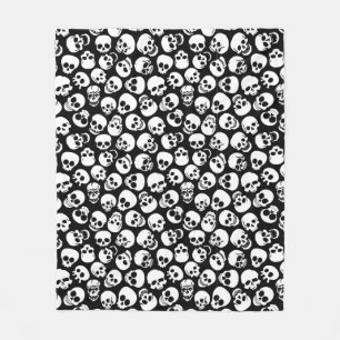 Manta Polar Cráneos en modelo negro del fondo